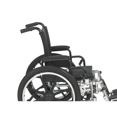 Drive Medical L414DDA-ELR Viper Wheelchair with Flip Back Removable Arms, Desk Arms, Elevating Leg Rests, 14" Seat